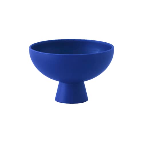 Coupe Strøm Large céramique bleu / Ø 22 cm - Fait main - raawii - Bleu Horizon - Céramique