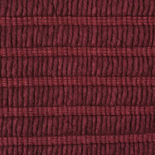 Coussin Ridge rouge / 45 x 45 cm - Tissé main - Tom Dixon - Bordeaux - Coton, Laine