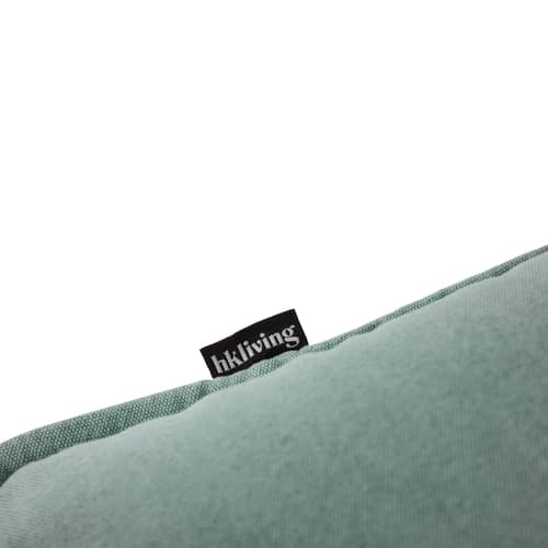Fauteuil rembourré Chrome tissu vert - HK LIVING - Menthe (toile) / Chromé - Acier, Coton, Mousse