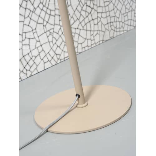 Stehleuchte Marseille metall beige / Drehbar - H 141 cm - It\'s about Romi - Sandfarben - Eisen
