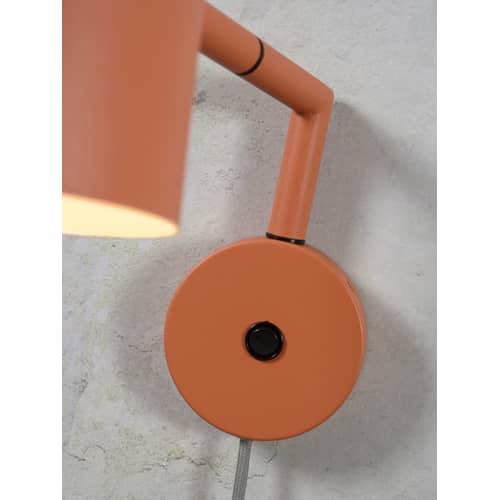 It's about Romi Marseille Wall light with plug - terracotta | Made
