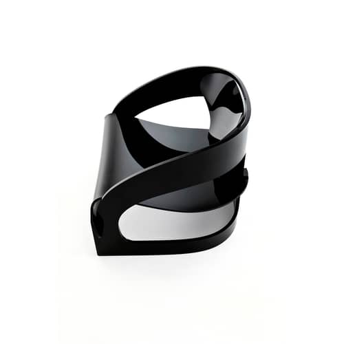 Poltrona 4801 materiale plastico nero by Joe Colombo - Edizione limitata e numerata - Kartell - Nero - PMMA