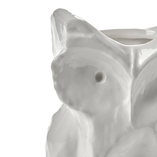 Vase After Midnight Owl  keramik weiß / Small – H 23 cm - Serax - Weiß - emaillierter Sandstein
