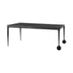 Table rectangulaire Big Will verre noir / 200 x 100 cm - Magis