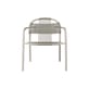 Poltroncina lounge impilabile Cleo materiale plastico beige / Corda in polipropilene - Vincent Sheppard