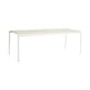 Tavolo rettangolare Palissade metallo bianco / 220 x 90 cm - Hay