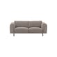 Canapé droit Rest tissu beige / 2 places - L 200 cm - Muuto