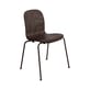 Chaise empilable Tate Color bois marron beige /Jasper Morrison, 2012 - Cappellini