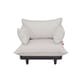 Poltrona imbottita Paletti Lounge tessuto beige - Fatboy