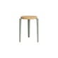 Tabouret empilable Lou / H 45 cm - Chêne - TIPTOE