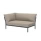 Divano da giardino modulare Level 2 tessuto beige / Schienale extra morbido - Angolo sinistro - L 139 x P 92,5 cm - Houe