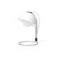 Lampe de table FlowerPot VP4 métal blanc / H 36 cm - By Verner Panton, 1968 - &tradition