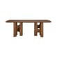 Table rectangulaire Flow bois marron / 220 x 110 cm - 8 personnes - Ethnicraft