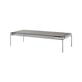 Table basse Sett LN12 verre noir / 140 x 60 x H 34 cm - &tradition