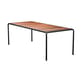 Tavolo rettangolare Avanti legno naturale / 222 x 98 cm - Frêne thermo-traité - Houe