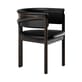Fauteuil rembourré Volita INDOOR cuir noir - MORPHO