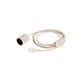 Kit elettrico per lampada da tavolo Common tessuto grigio / Set di cavi in tessuto da 4 m, rosa, Presa E28 - Hay