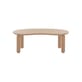 Table basse Undique Mas bois beige / 119 x 59 x H 44 cm - Patricia Urquiola, 2023 - Kartell