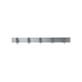 Portemanteau mural Lager / L 71 cm - 5 patères - Ferm Living
