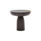 Table d'appoint Olo Wood bois marron / Ø 50 x H 47 cm - Mogg