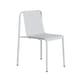 Sedia impilabile Panorama metallo grigio - TIPTOE