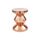 Tabouret Zig Zag Metal rose - Pols Potten