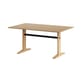 Table rectangulaire Post bois naturel / 160 x 95 cm - 6 places - TIPTOE