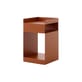 Caisson à roulettes Rotate SC73 métal orange marron / 35 x 35 x H 59 cm - &tradition