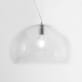Suspension FL/Y Small plastique transparent / Ø 38 cm - Kartell