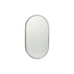 Miroir mural Angui Wide métal argent / 60 x 100 cm - AYTM