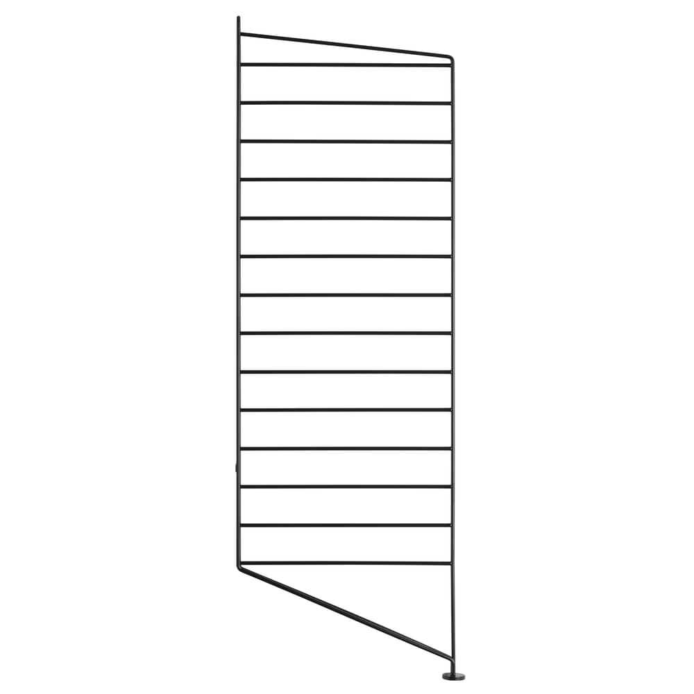Seitenelement String Furniture / zum Hinstellen Schwarz Metall