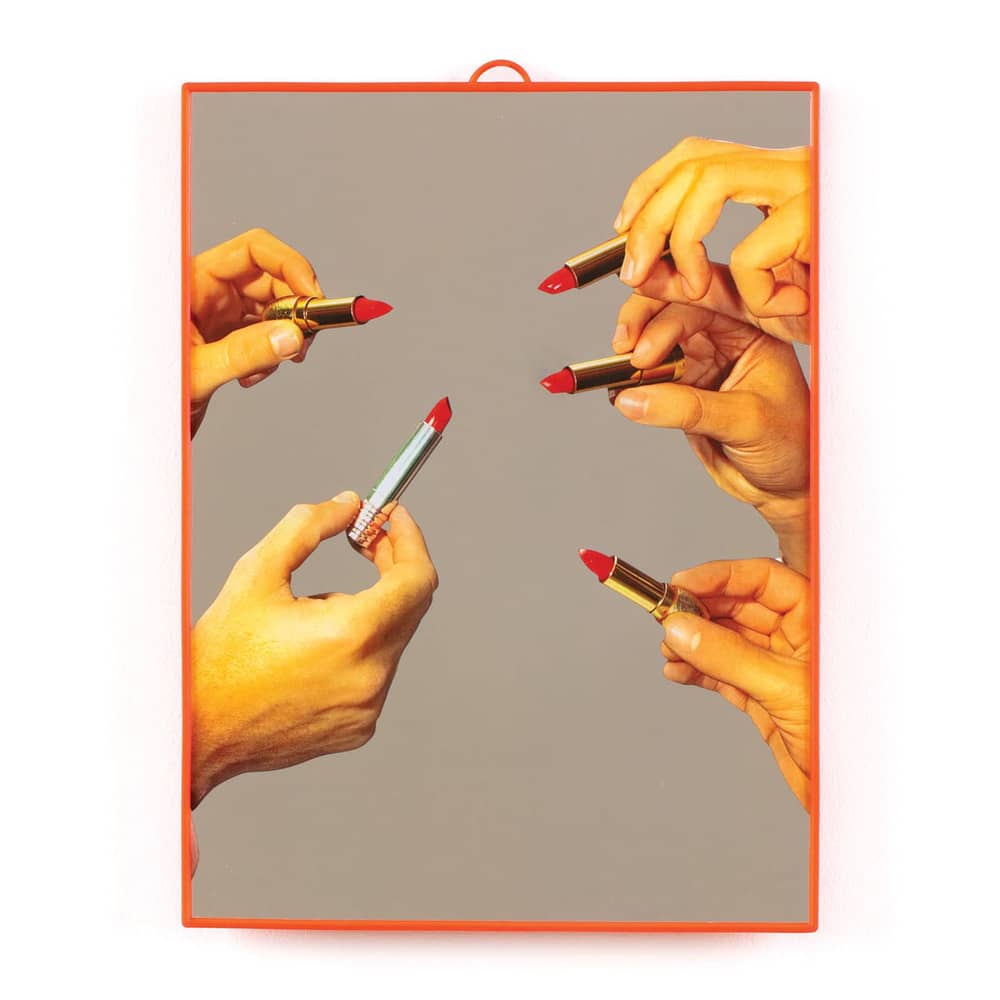 Seletti Toiletpaper Mirror - orange | Made In Design UK