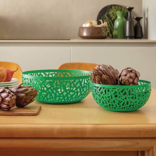 その他 ALESSI - - Cactus ! Citrus Basket MSA 04/21 GM Alessi MSA04/21 W Cactus! Fruit Holder in Steel Coloured