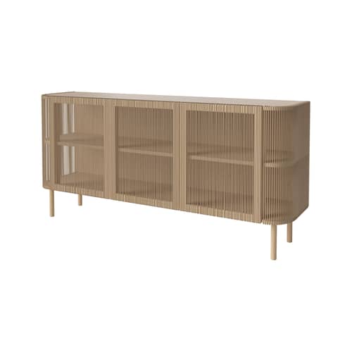 Buffet Bas 2 Portes Chêne Tressé Lupin - La Redoute Intérieurs