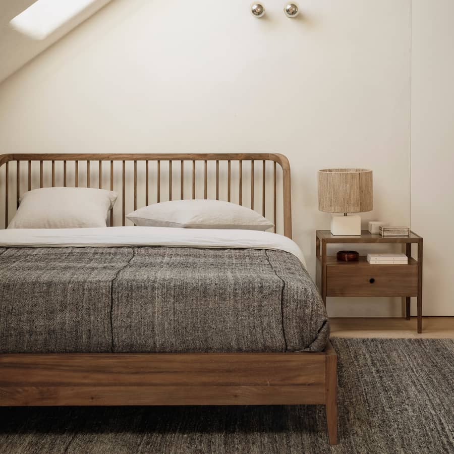 Lit double Spindle Ethnicraft - nouvelle collection ethnicraft