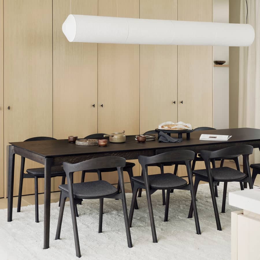 Table à rallonge Bok bois marron Ethnicraft - nouvelle collection ethnicraft