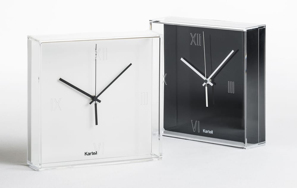 Kartell Tic & Tac Wall clock - black | Made In Design UK