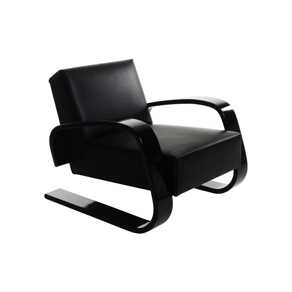 Gepolsterter Sessel 400 Tank von ARTEK - schwarz
