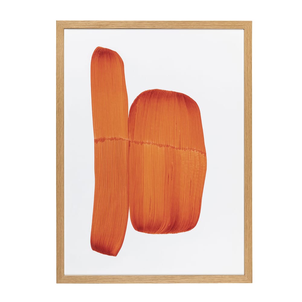 Ronan Bouroullec DRAWING Poster #12 額縁付き Vitra Ronan Bouroullec - Drawing 2018 Poster - orange | Made In