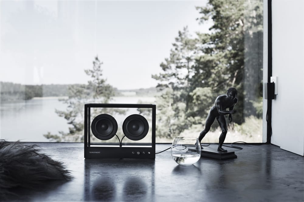 Bluetooth speaker Small Transparent Speaker Transparent / W 26 x H