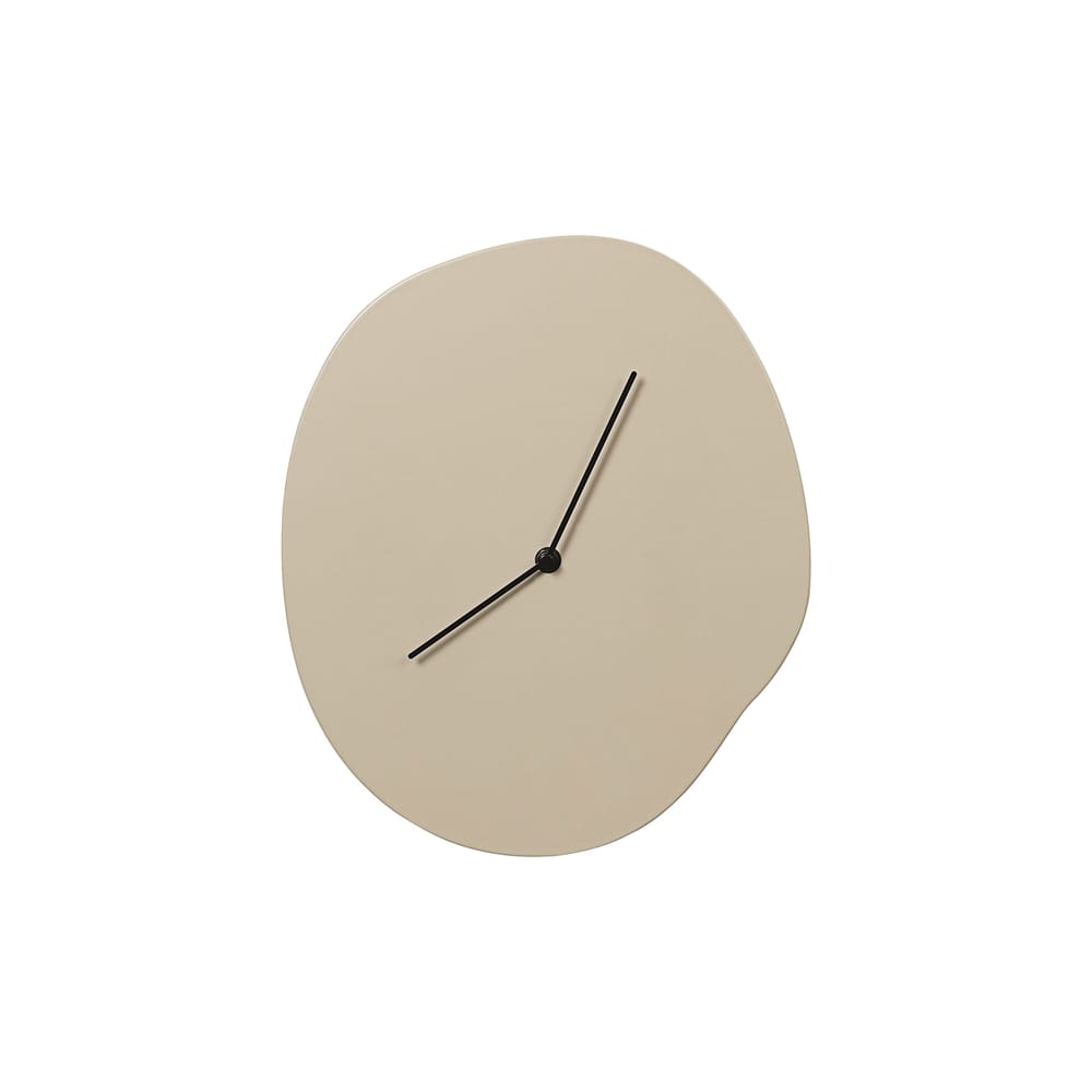 Wanduhr Melt von Ferm Living - kaschmir beige
