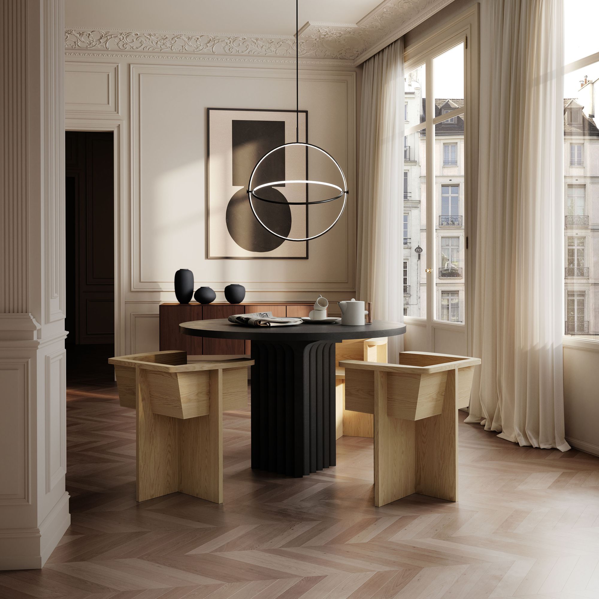 Fauteuil de repas Brutus 101 Copenhagen - Quiet luxury design