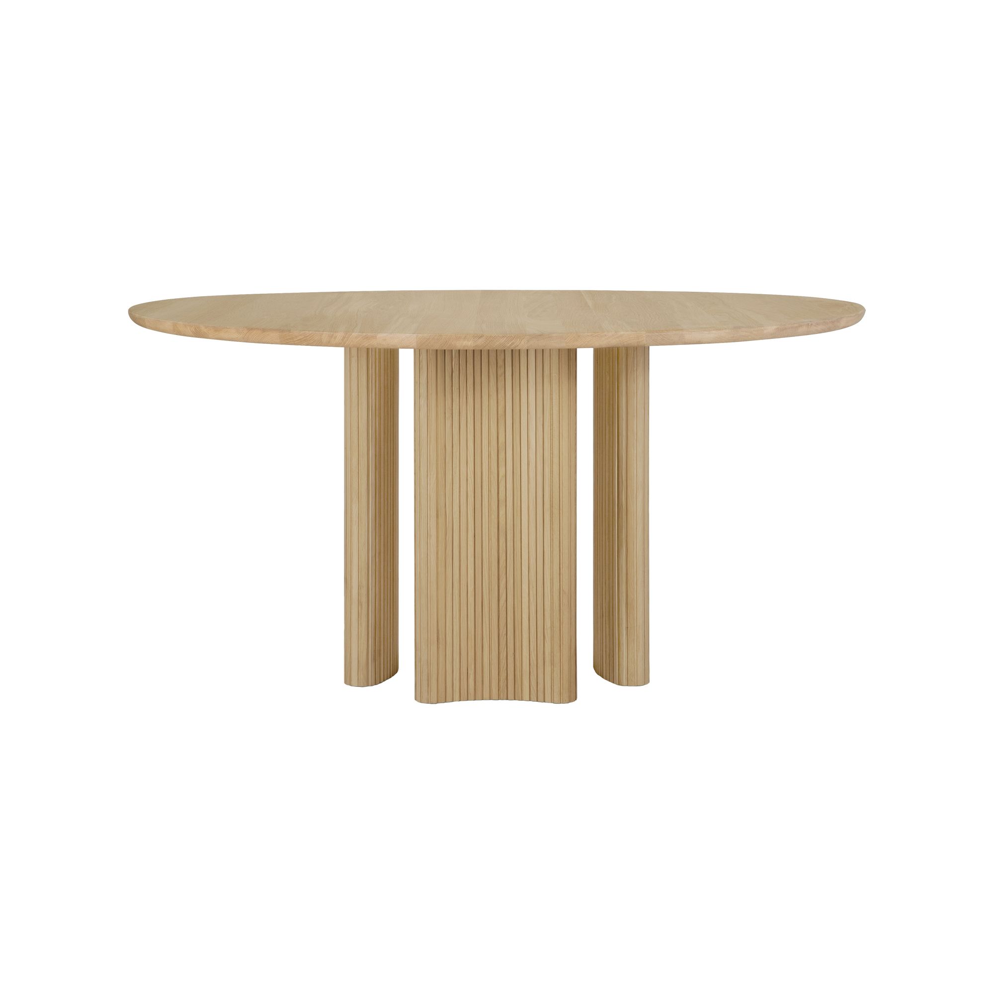 Runder Tisch Roller von Ethnicraft - eiche natur