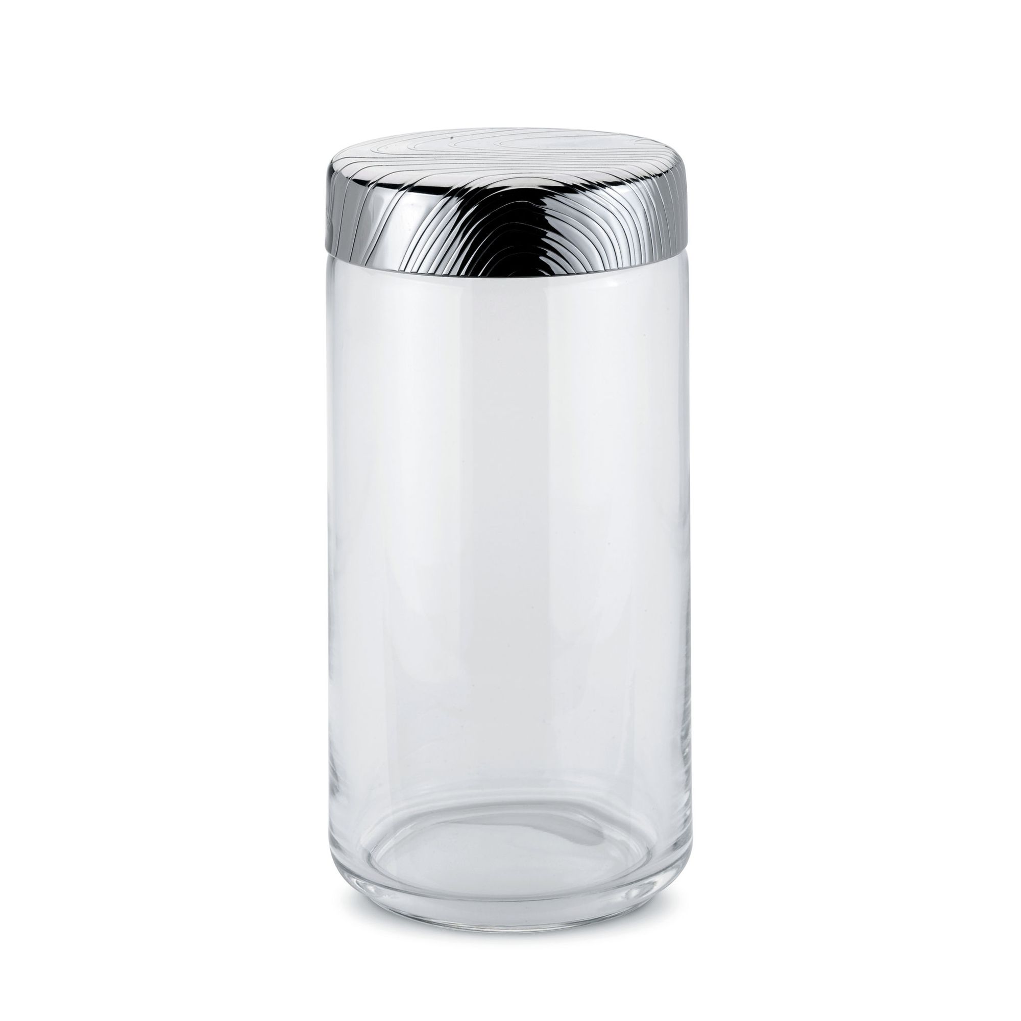 hermetisch verschließbares Glas Veneer Alessi / 150 cl - Transparent - Metall glas