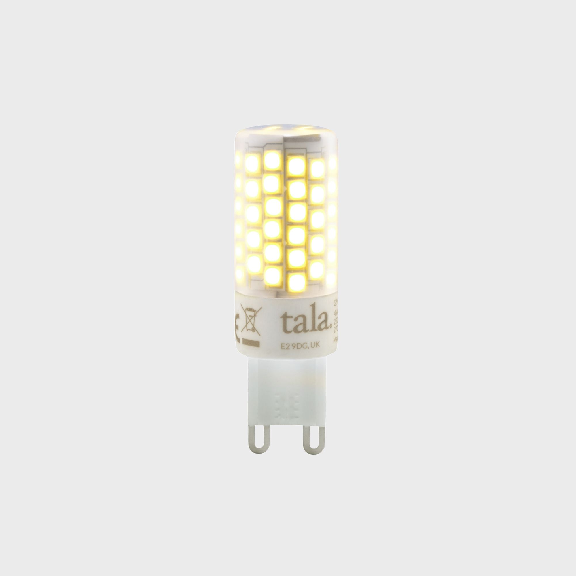 Garosa Lampadina LED G9 Dimmerabile 9W 500LM - Sostituzione COB in Silicone per Lampade da Soffitto, Sospensione, Armadietto e Parete - Luce Calda