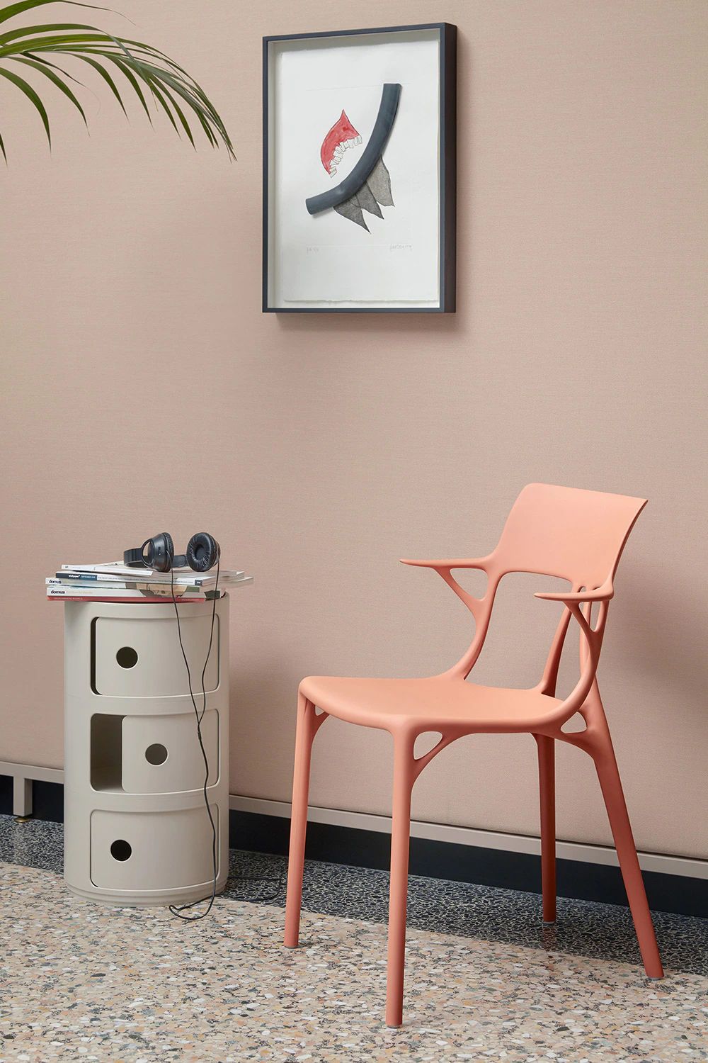 Kartell A.I Armchair - titanium | Made In Design UK