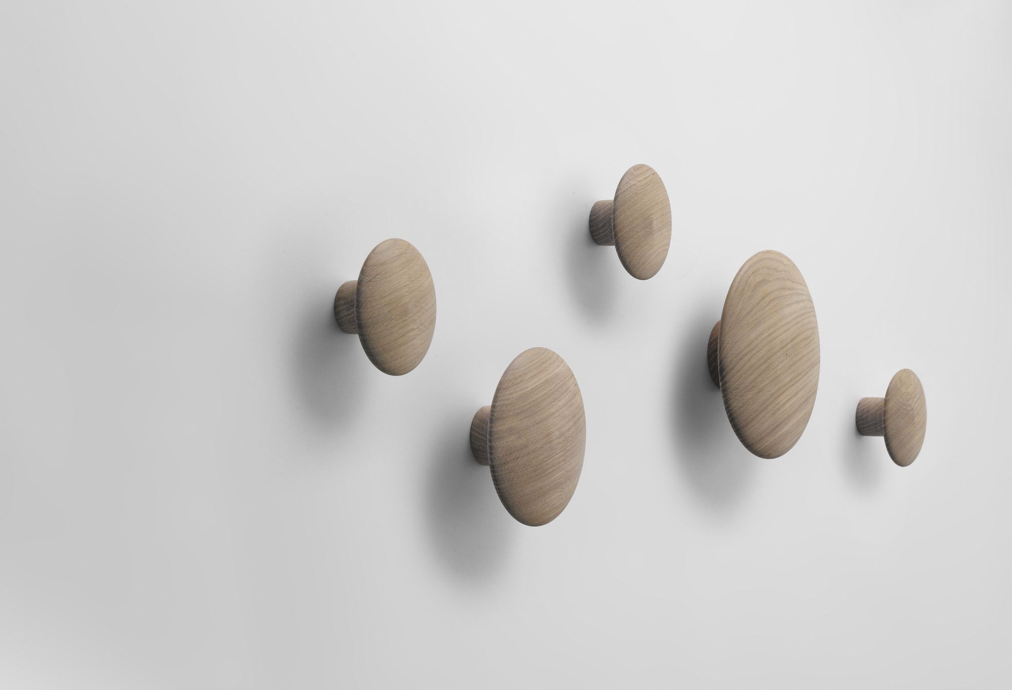MUUTO DOTS L / SET OF 5 ムート　ゴールド hook-the-dots-wood-natural-oak