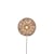 Applique avec prise Tanami Disc   / rotin / Ø 40 cm - GOOD&MOJO