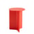 Beistelltisch Slit Wood holz rot / Hoch - Ø 35 X H 47 cm / Holz - Hay