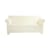 Canapé de jardin 2 places Bubble Club plastique blanc / L 189 cm - Philippe Starck, 2000 - Kartell